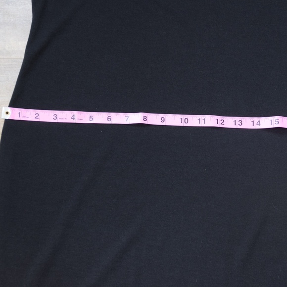 LulaRoe Julia Dress Black with Gold Sleeves - Sz S - Picture 7 of 8